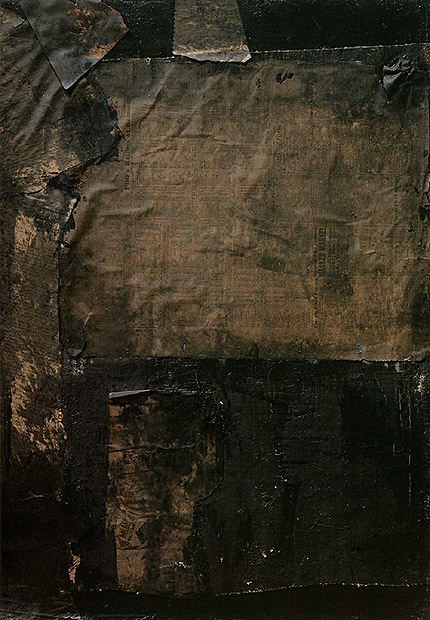 Robert Rauschenberg Black Painting