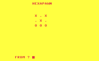 Hexapawn in BASIC