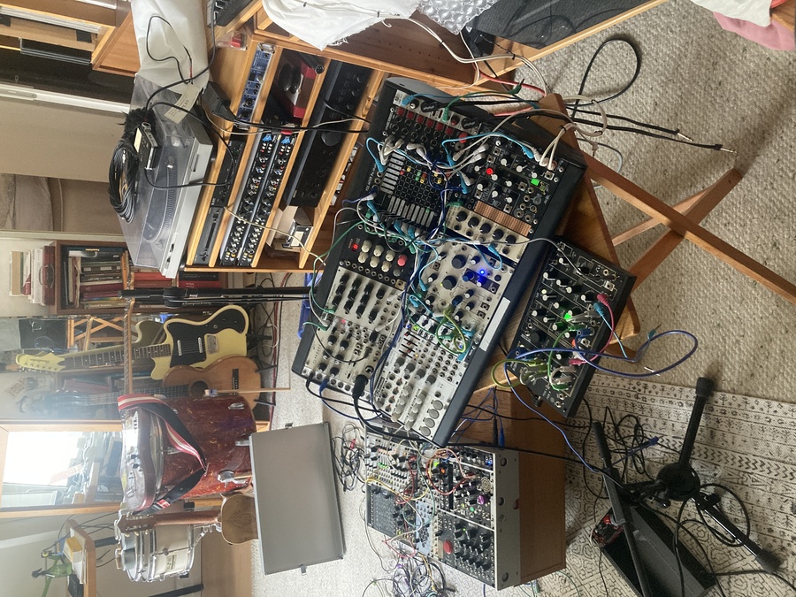 Lee and Janek's synths in studio at Echo Coordinate Lee and Janek's eurorack modular synths at Echo Coordinate