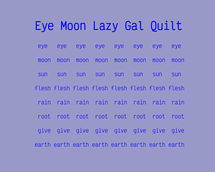 Daily Quilt Poem 2025-02-03