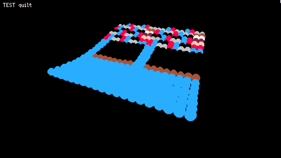 A test of a larger grid size, in Picotron