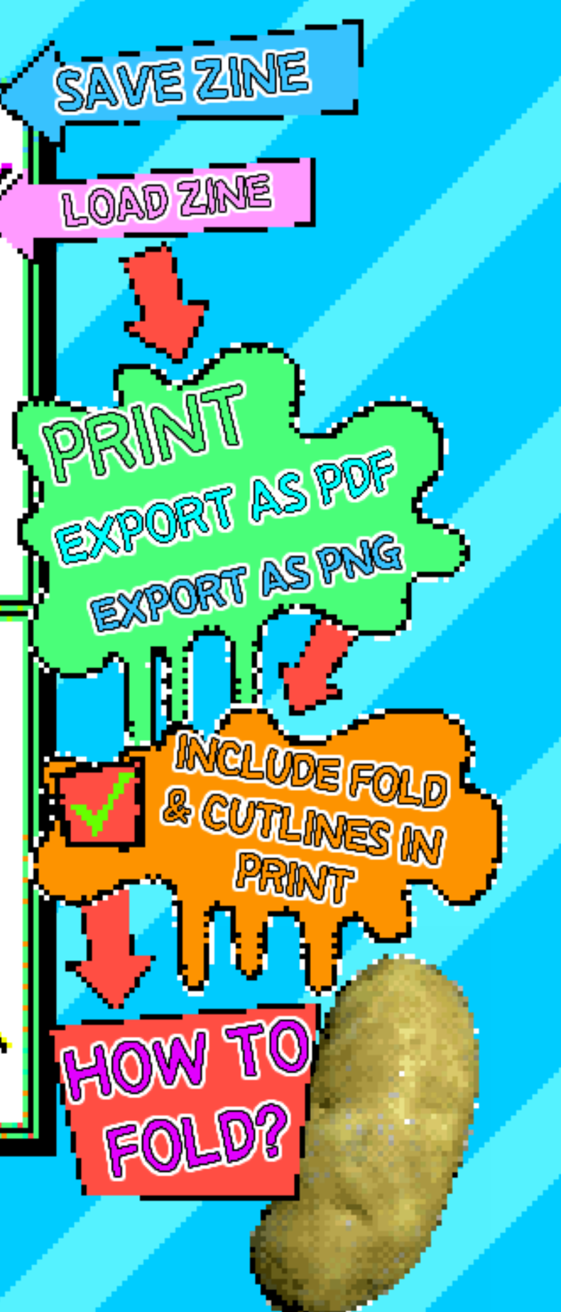 save from electric zine maker