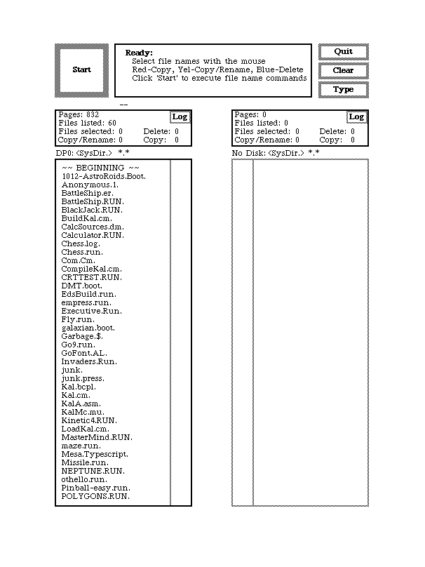 Xerox Alto Interface